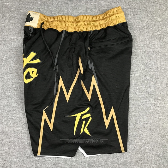 Pantalone Toronto Raptors Ciudad Just Don 2021-22 Negro